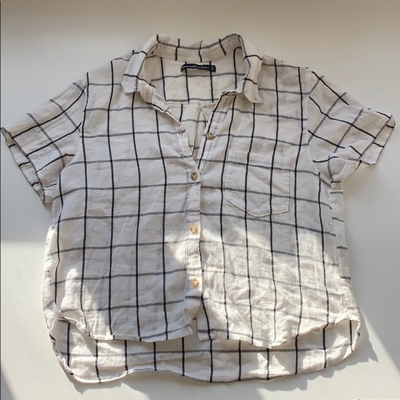 Abercrombie & Fitch Tops - Checkered button up